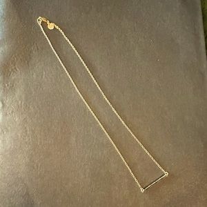 Kenda Kist Tiny Bar Necklace 14k Gold Filled